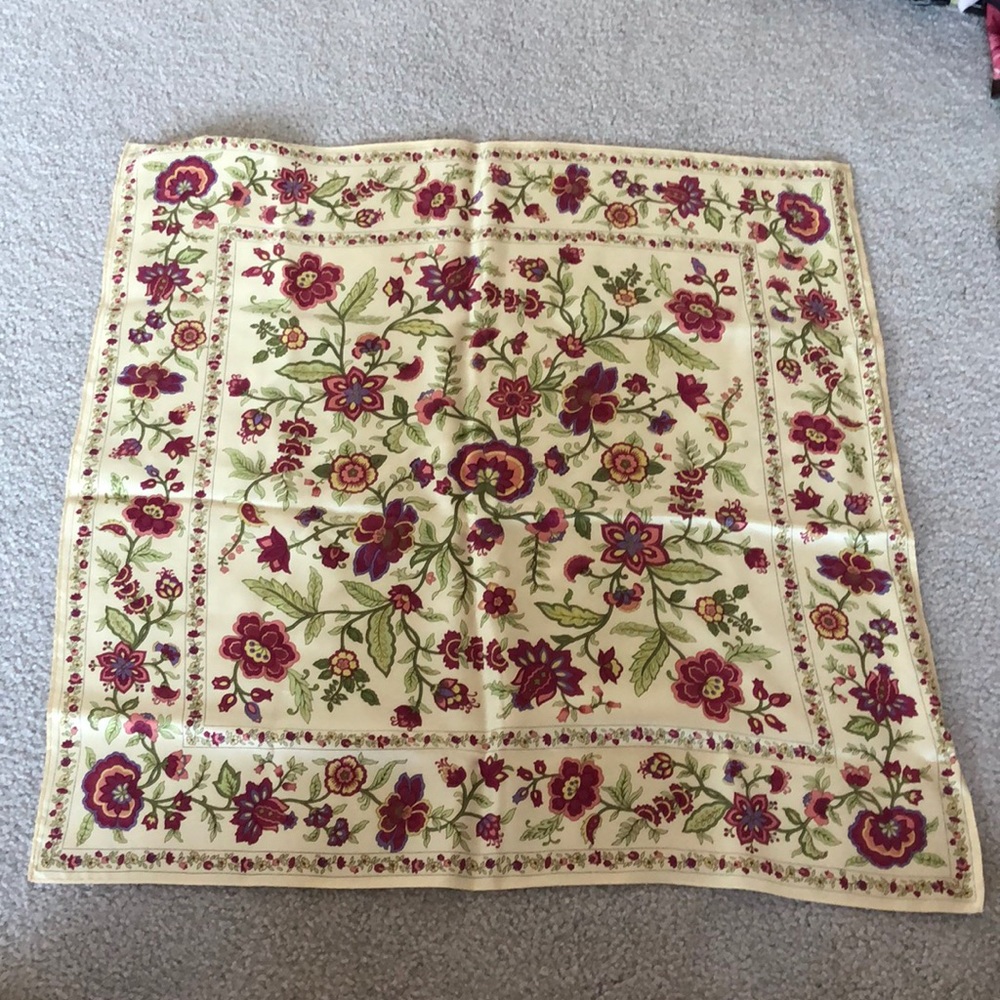 Silk scarf by Talbots. 22 x 22. Square